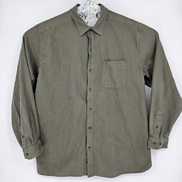 Territory Ahead Shirt Mens XXL Long Sleeve Button Down Casual Striped Preppy - Picture 1 of 10
